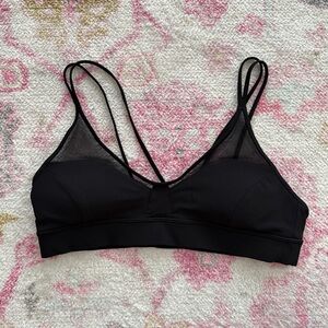Lululemon Athletica Black Strappy Bralette